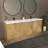 Monterey 83.8" Freestanding Bathroom Vanity with Reinforced Acrylic DOUBLE Sink-966546327