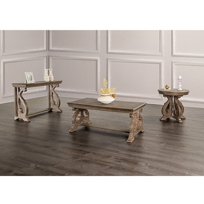 Maurrise 3-pcs Living Room Table Set