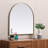 Sabine Metal Arch Wall Mirror-272105434-272105262
