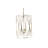 Art Deco Swirled Wire Ceiling Light