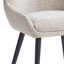 Cheney 49cm H Polyester Blend Upholstered Metal Full Back Side Chair-1922286116