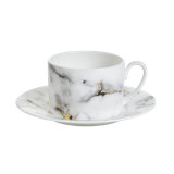 Venice Fog Bone China Tea Cup and Saucer