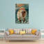 Art mural sur toile 24 "x 36" Capybara