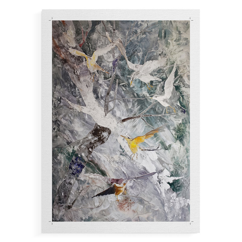 ANIMALS Series XXX -Impression sur toile seulement - NON-CADRE, H 36 po x l 24 po