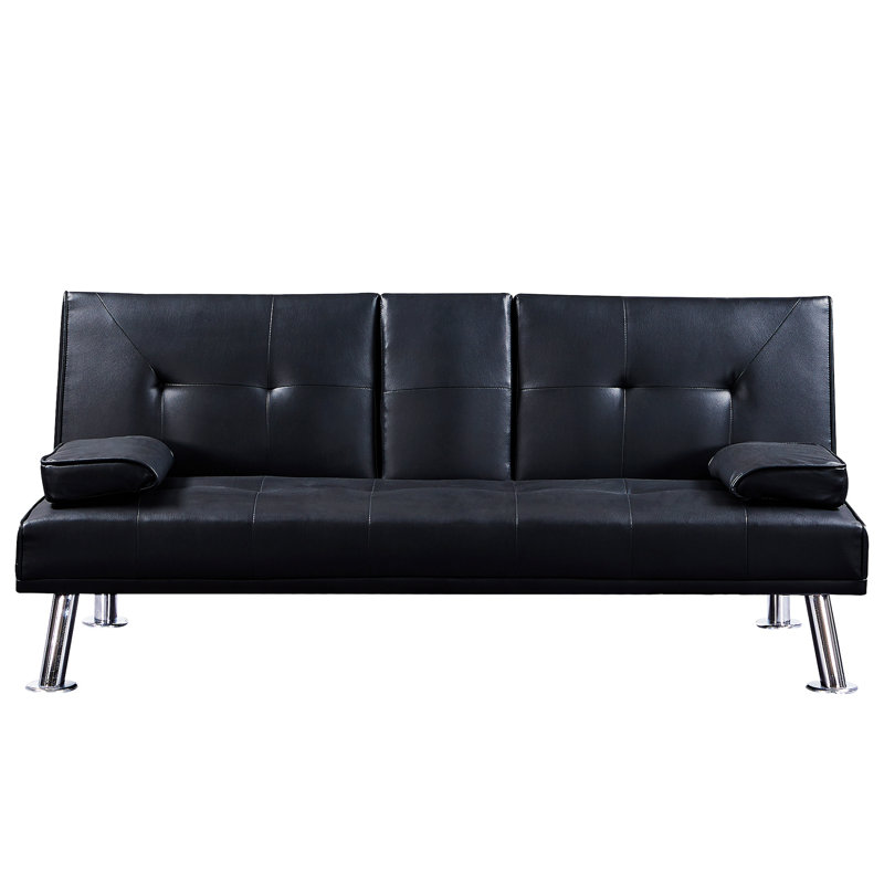 Similicuir 65,75 po Keianna, Velours noir