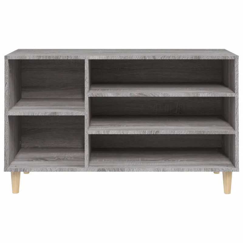 11 Pair Shoe Rack, Grey Sonoma
