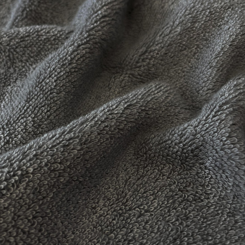 Bamboo Bath Sheet Towel Single, Graphite