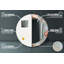 Huldar Glass Flat Wall Mirror