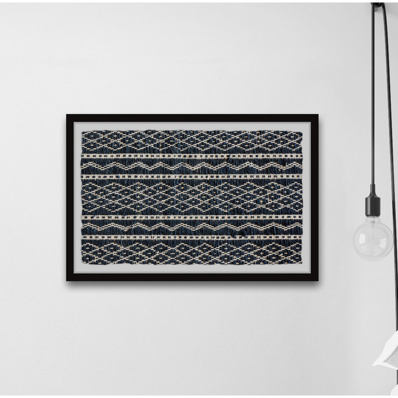 Wave Patterns - Single Picture Frame Print, 38cm H x 45cm W x 3.81cm D