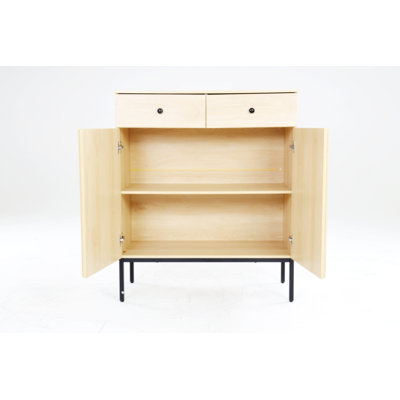 Table de salle à manger d'extérieur à plateau en bois d'acacia Contemporary