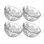 Dublin Crystal Dessert Bowls 3.5oz Set