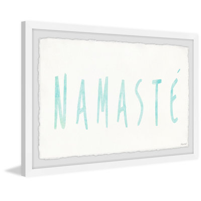 Namaste IV-reproduction sur papier encadrée