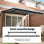 Brayden Studio 250cm W x 0cm D Fabric Cover Retractable Patio Awning
