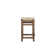 Aston 6 Piece Dining Set With 42"W Dining Table Four 15"W Square Stools And 1 Buffet Console Table