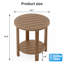 Ensemble de 2 tables d'appoint 16 po Adirondack-1204120154