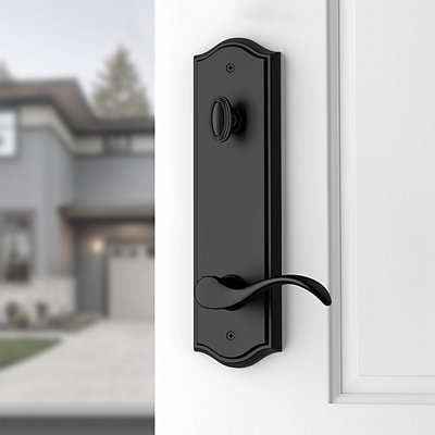 Hampshire Handleset with Deadbolt and Door