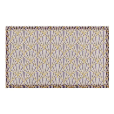 Non-Slip Geometric Shapes Doormat