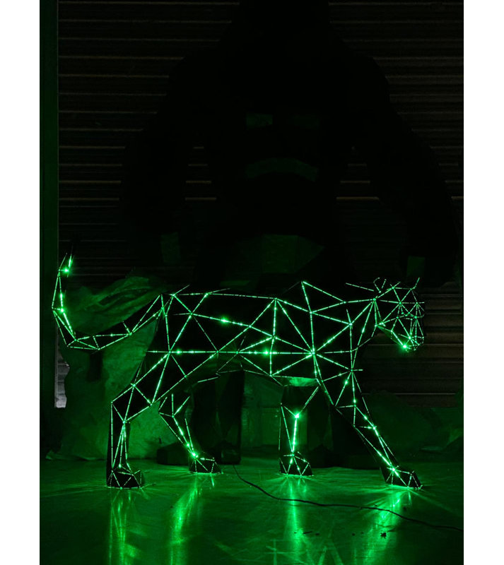 Statue Panther V2 - XL, XL, Black