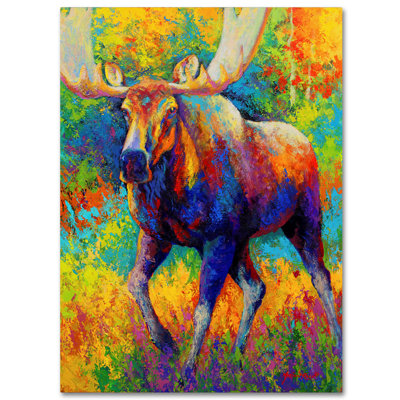 Kucera 'Bull Moose' Print on Wrapped Canvas