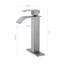 Waterfall Spout Bathroom Faucet,Single Handle Bathroom Vanity Sink Faucet
