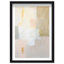 Pastel Embers IV Shadowbox Abstract Print by Oliver Gal, Black Frame, 10 x 15