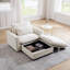 Fauteuil d'appoint simple en velours côtelé Corduroy-106883487