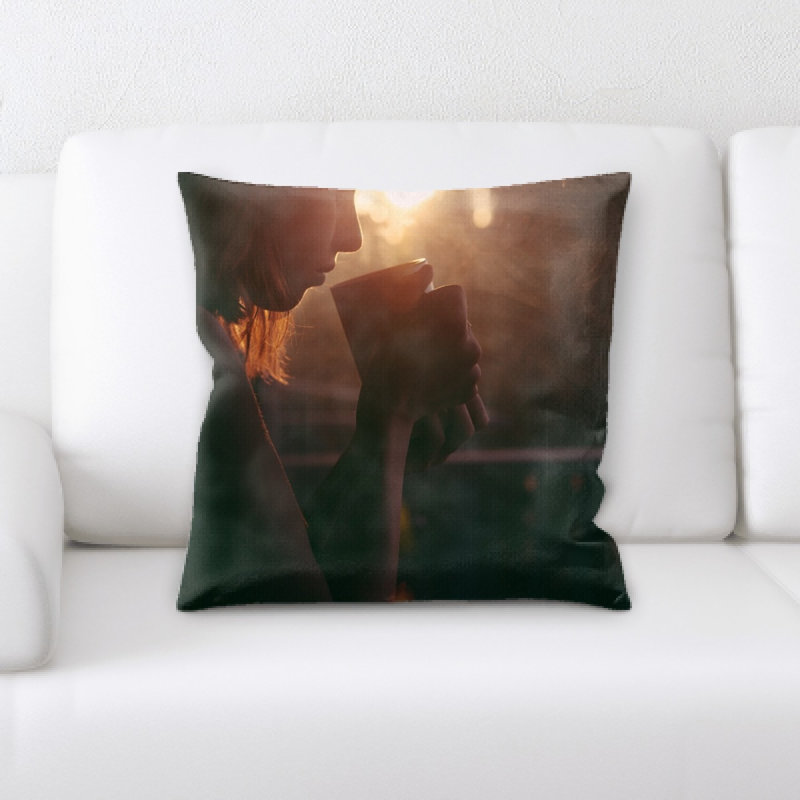 Microsuede Throw Pillow