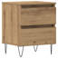40cm W Solid Wood Bedside Table-1387457313