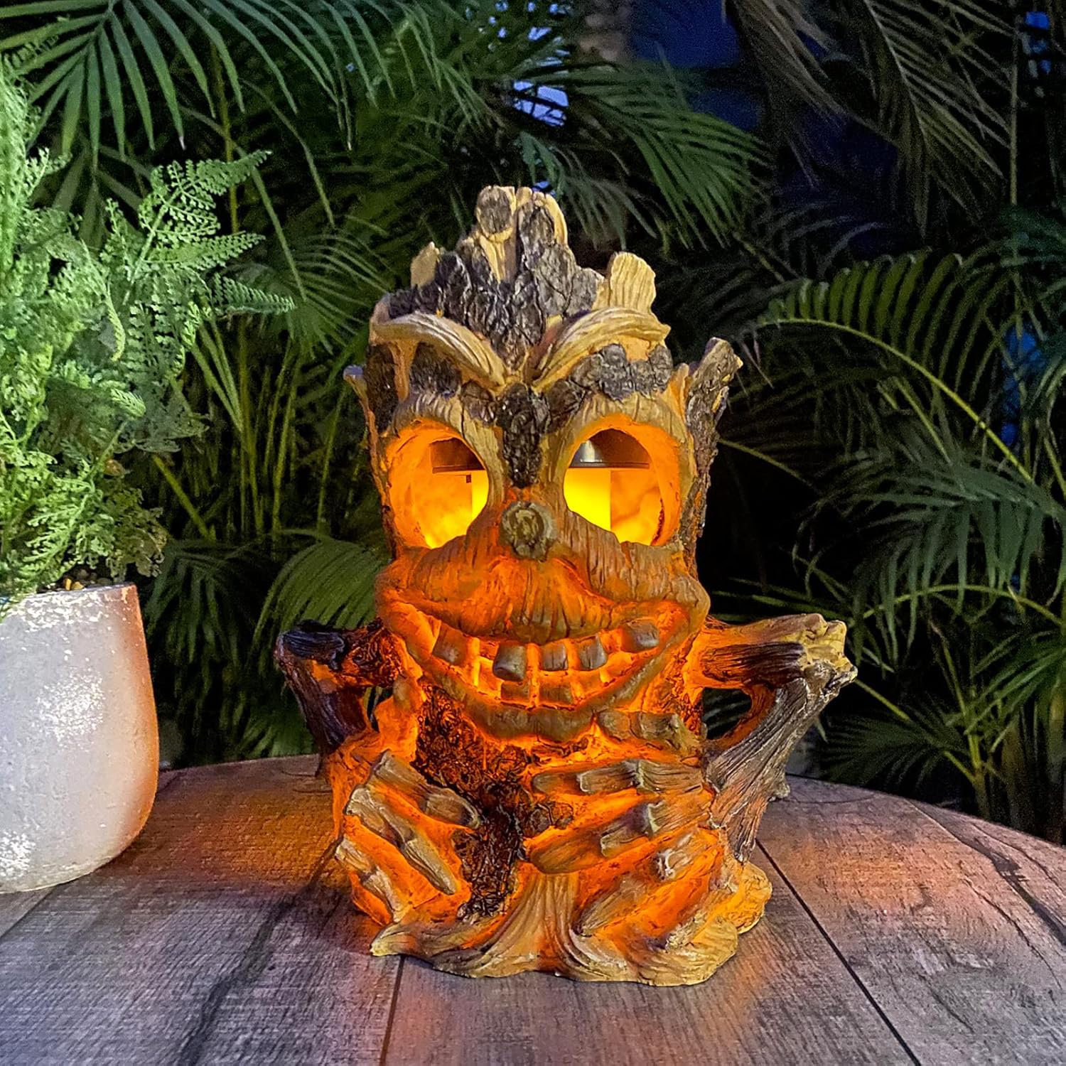 Image showcasing One Allium Way® Solar Lights Outdoor Garden Statues | Wayfair