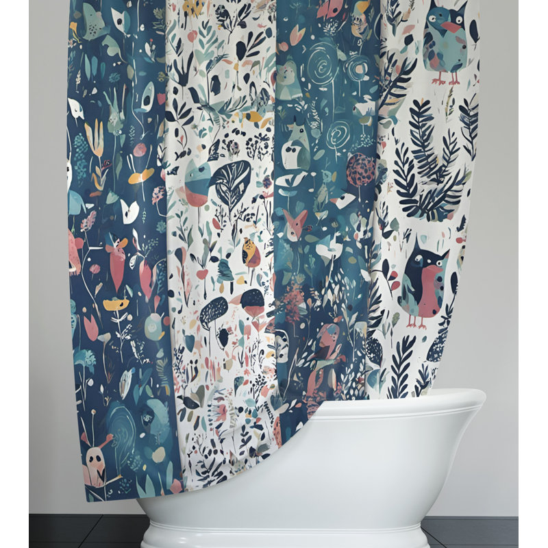 Rideau de douche, H 72 po x l 70 po