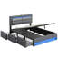 Demerick Upholstered Leather Drawers and Lift Up Storage Ottoman Bed-186608459-186608458