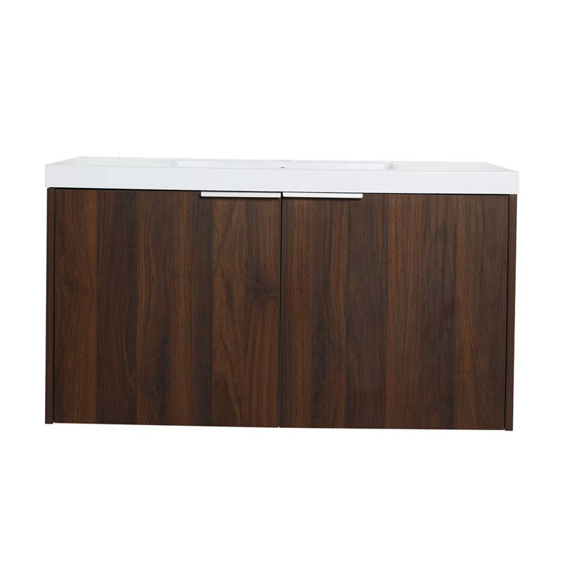 35.4 Bathroom With Sink, California Walnut