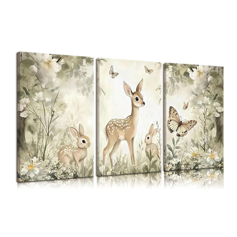 3 Piece Wrapped Canvas Print