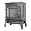 Foyer électrique à quartz infrarouge électrique 18 po - flamme 3D, 1500 W, 5000 / H, télécommande, portatif, chauffage sans odeur avec luminosité réglable, coffre-fort, complément de chaleur