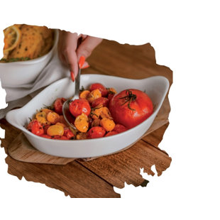 Marinex MARINEX Oval Glass 3 Piece Au Gratin Dish Bakeware Set