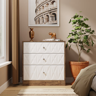 77 cm W Chest of 3 Drawers