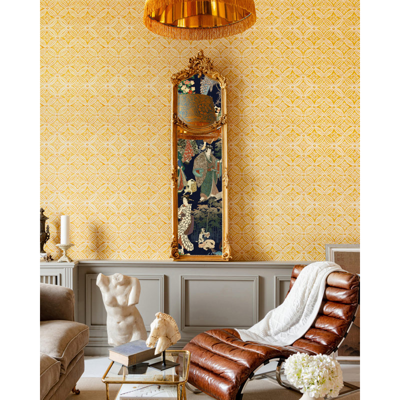 The Curators Cabinet Floral Wallpaper Roll, Brown/Taupe