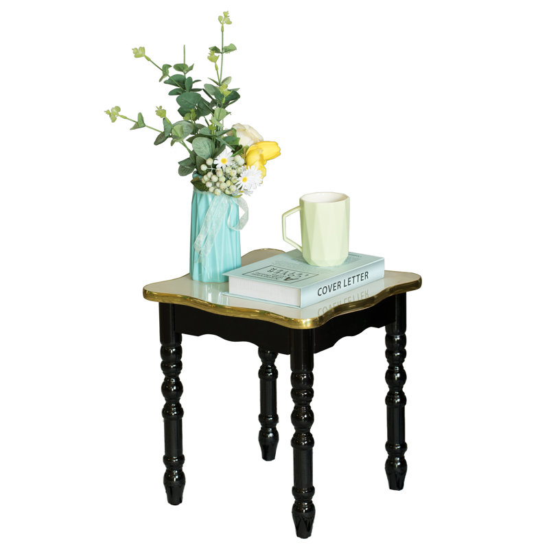 Gumbs End Table, Gold