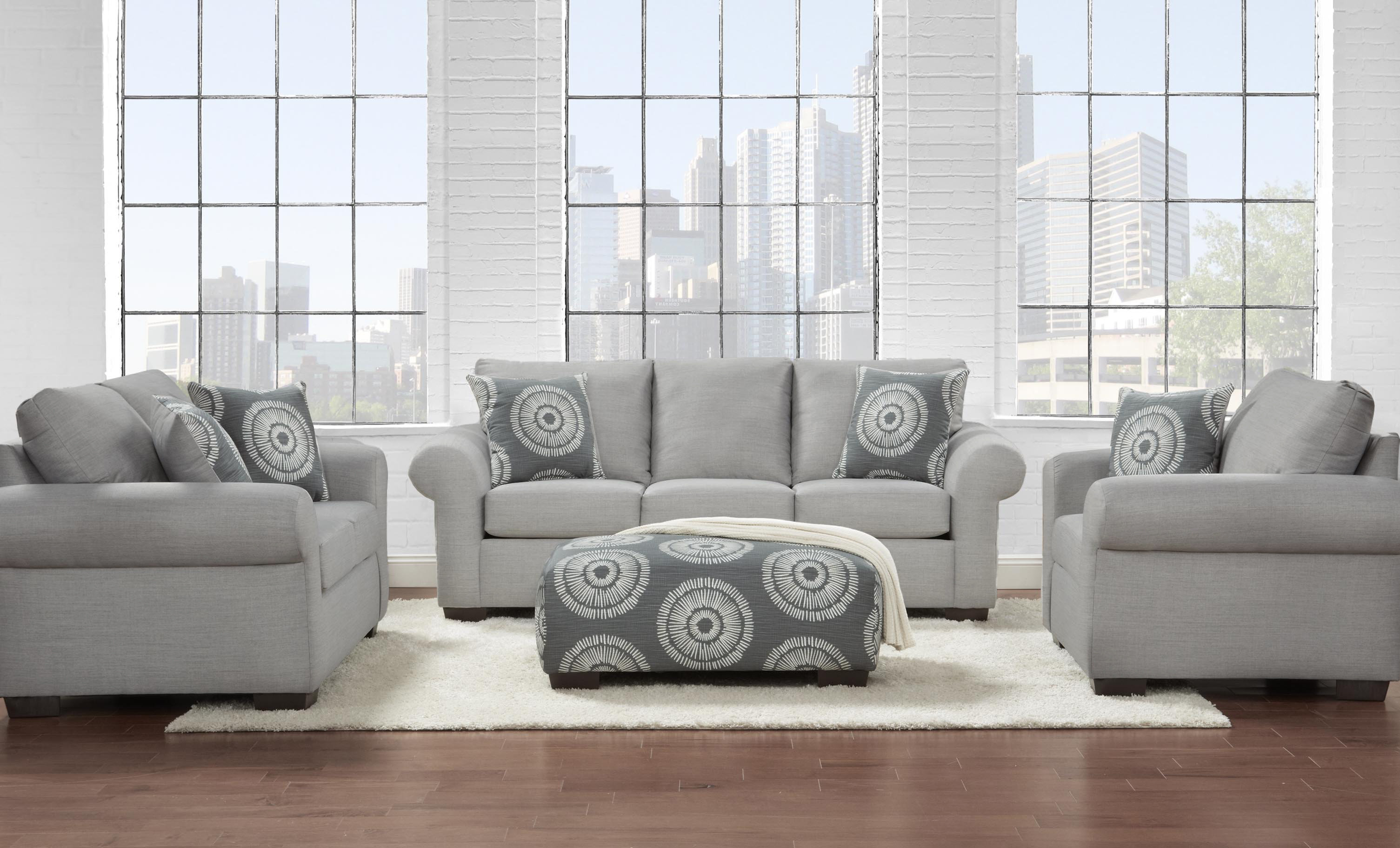 Red Barrel Studio® Belbin 3 Piece Living Room Set | Wayfair