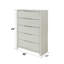 Commode de rangement moderne 5 tiroirs, pour chambre à coucher, salon, couloir-1455722981