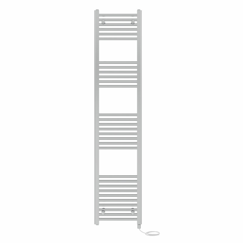 Straight Towel Rail Heated Towel Rails, 180cm H x 40cm W x 3cm D, Chrome