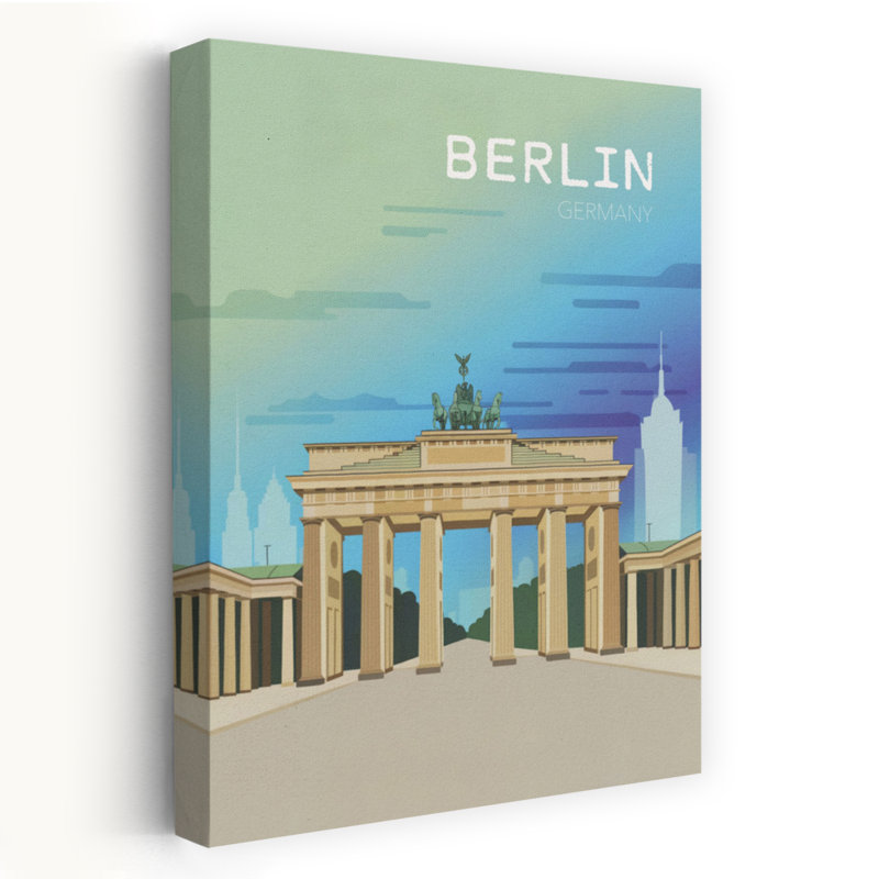 Brandenburg Gate Berlin by Andreas Magnusson - Wrapped Canvas Print, 45.72 cm H x 30.48 cm W