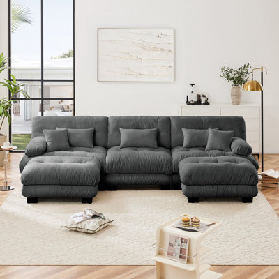 Chenille Modular Sectional Sofa