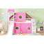 Lit mezzanine double avec tente et tour rose. Fabriqué en bois de pin massif. Fenêtre de conception inspirée d'une maisonnette. Vaste espace de rangement. L 94,6 po x l 99,5 po x H 78,9 po. Matelas non inclus. Assemblage-906392273-906392275