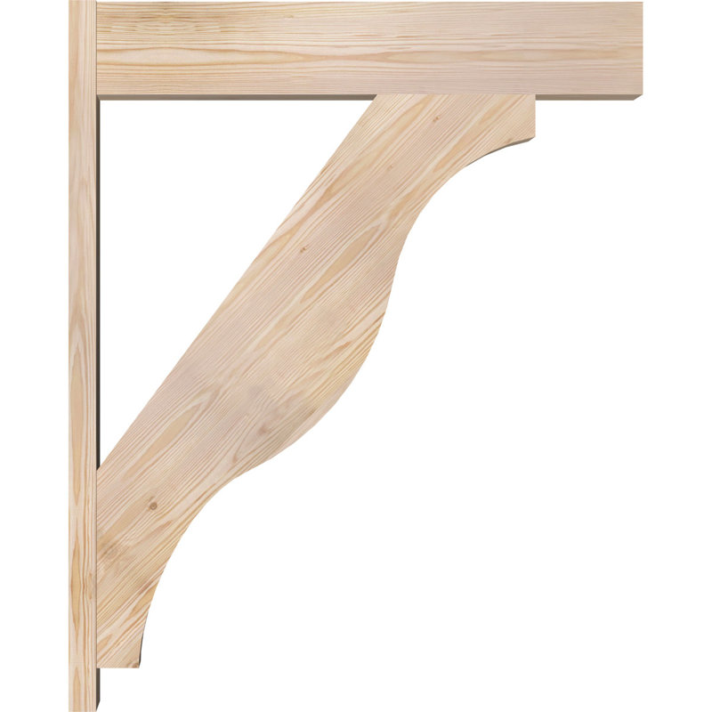 Funston Block Outlooker, 34" D x 42" H, 7 1/2" W Douglas Fir (Smooth)