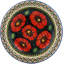 Poppy Passion Stoneware Pasta Bowl