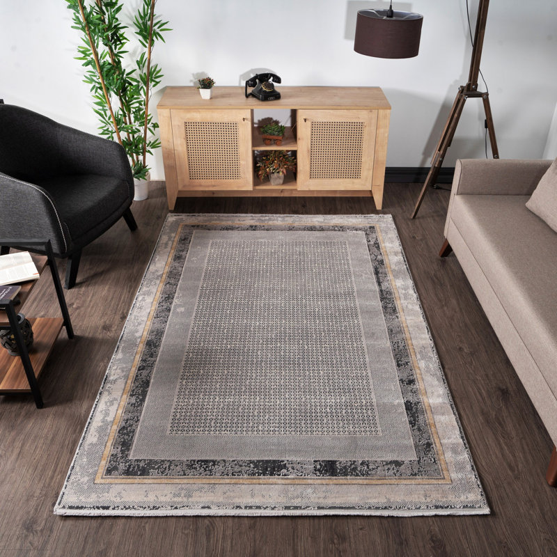 Naysa Solid Colour Area Rug, Rectangle 80 x 150cm