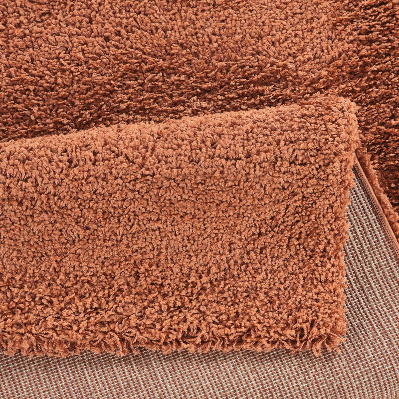 Area Rug, Terracotta, 120 x 120 cm