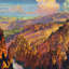 « grand canyon », reproduction d’art sur toile tendue-17706455