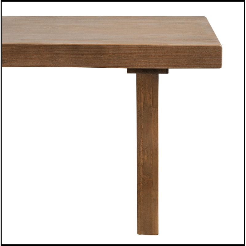 Banc en bois avec pieds robustes